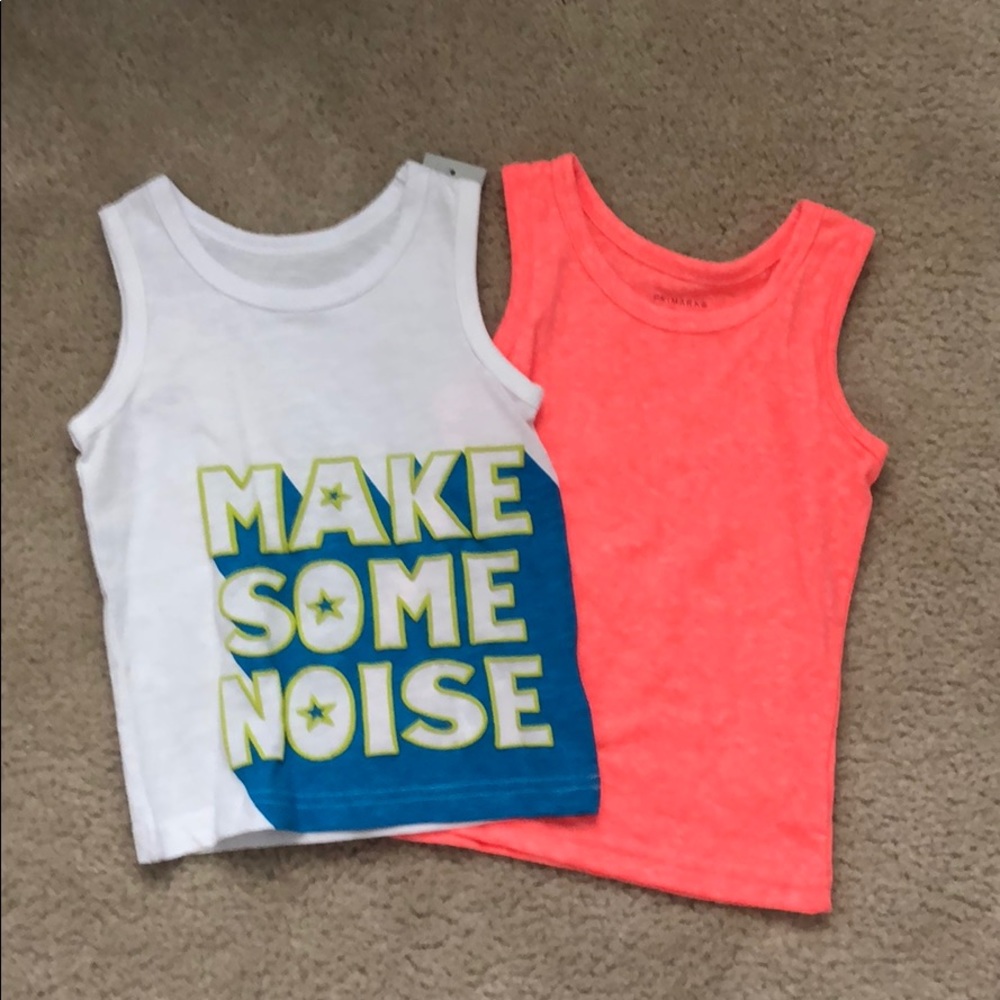 2 Pack Toddler Tank Top - Size 12M - 18M